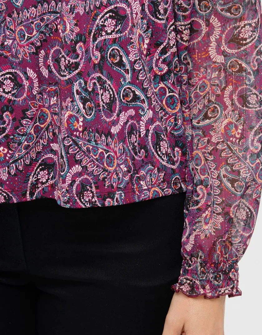New Blouse fluide violette Chemisiers & Blouses|Hauts