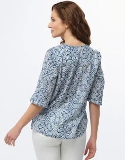 Hot Blouse imprimé aztèque Chemisiers & Blouses|Hauts