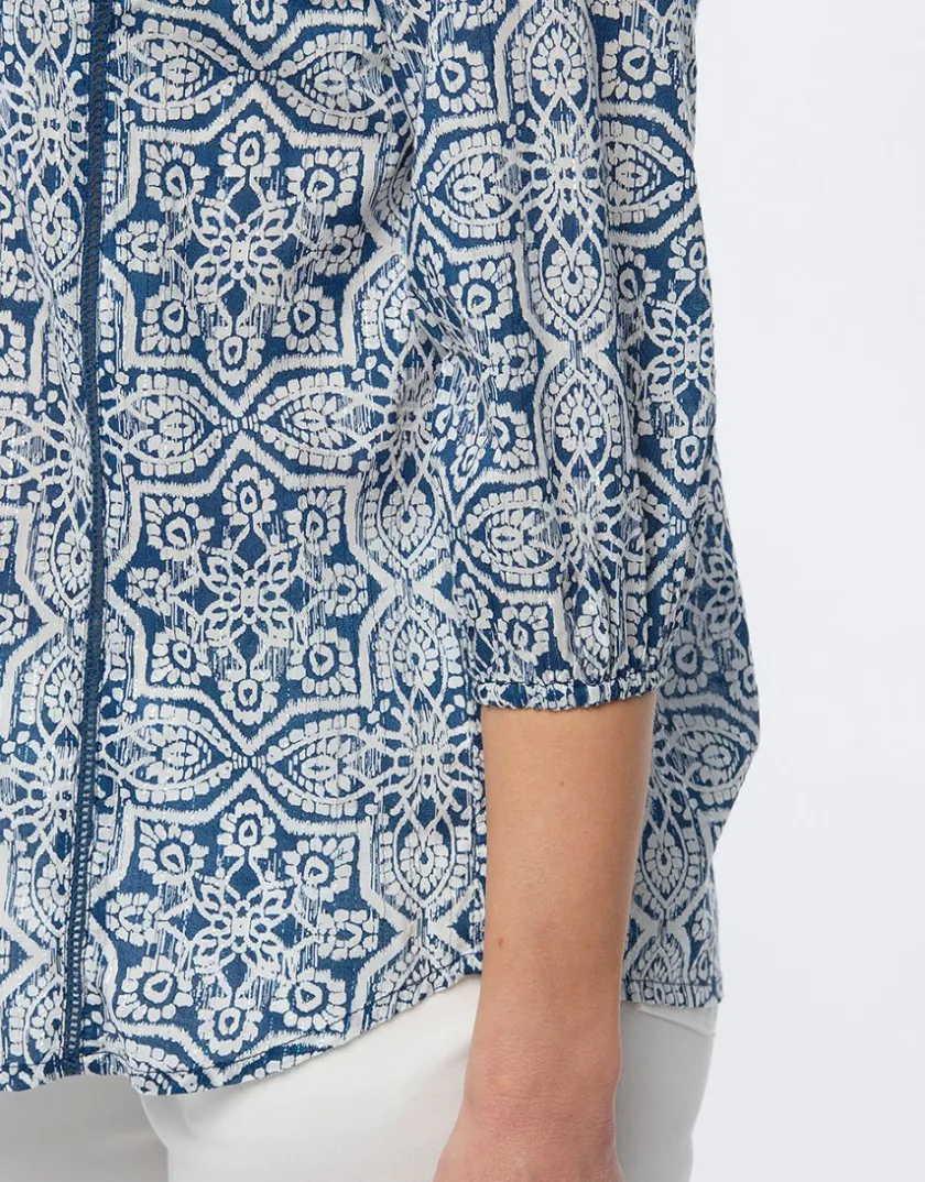 Hot Blouse imprimé aztèque Chemisiers & Blouses|Hauts
