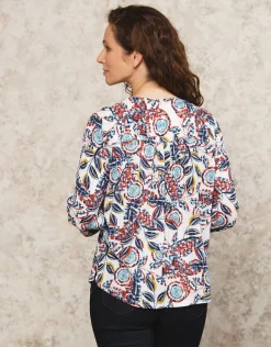 Hot Blouse imprimé brillante Chemisiers & Blouses|Hauts