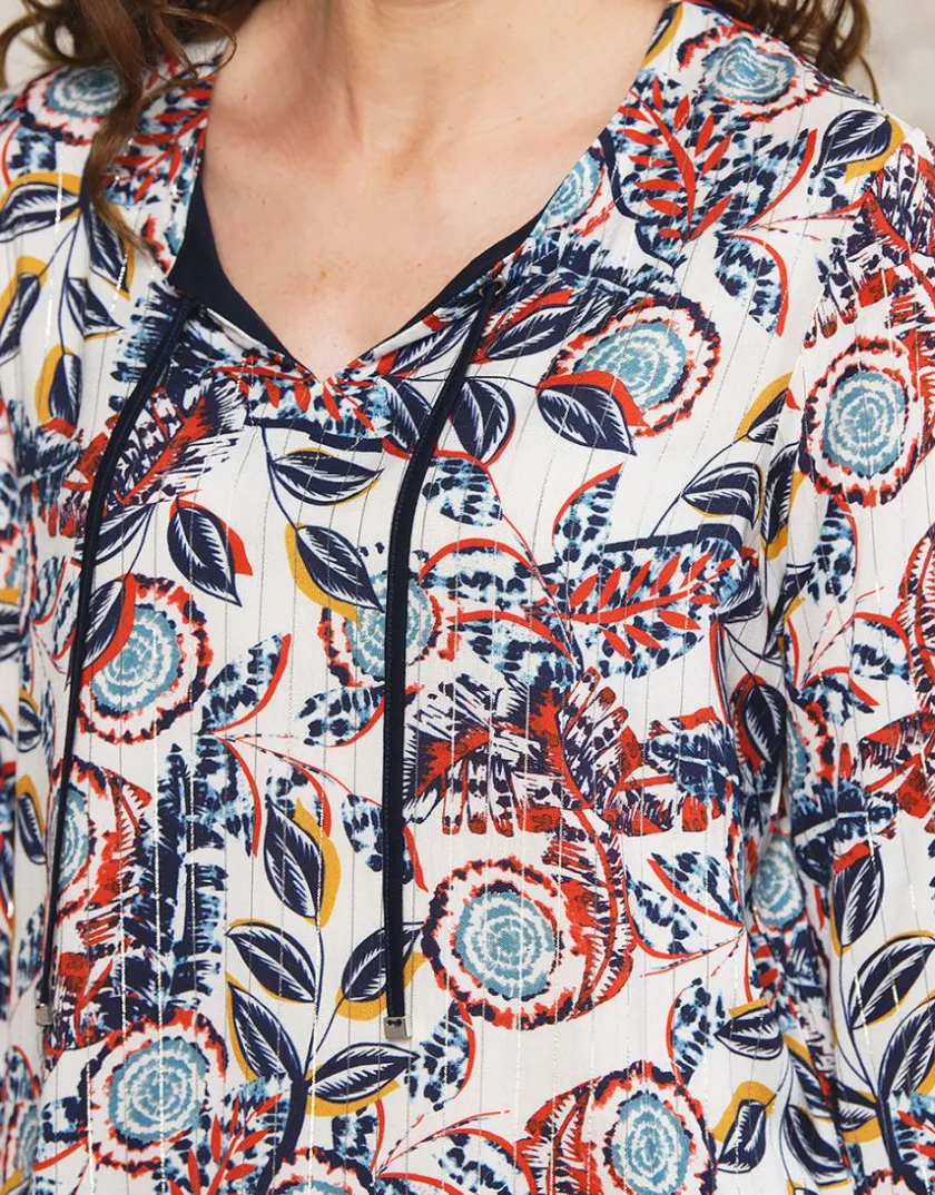 Hot Blouse imprimé brillante Chemisiers & Blouses|Hauts