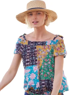 Sale Blouse imprimé floral Chemisiers & Blouses|Hauts
