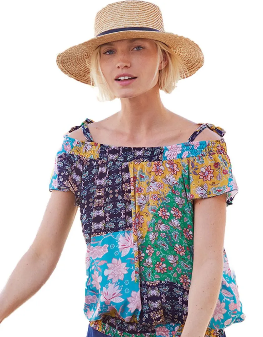 Sale Blouse imprimé floral Chemisiers & Blouses|Hauts