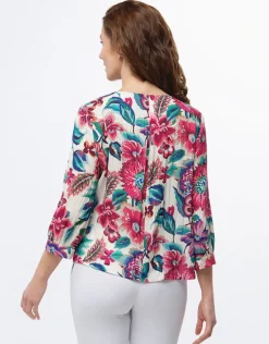 Hot Blouse imprimé rose Chemisiers & Blouses|Hauts