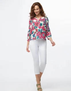 Hot Blouse imprimé rose Chemisiers & Blouses|Hauts