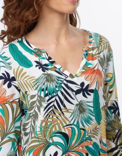 Best Blouse imprimé tropical Chemisiers & Blouses|Hauts