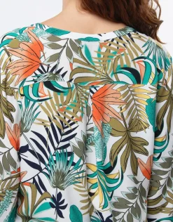 Best Blouse imprimé tropical Chemisiers & Blouses|Hauts