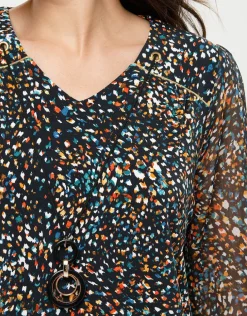 Fashion Blouse imprimée bijou Chemisiers & Blouses|Hauts