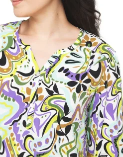 Online Blouse imprimée blanc Chemisiers & Blouses|Hauts