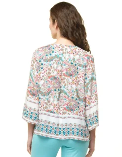 New Blouse imprimée blanc Chemisiers & Blouses|Hauts