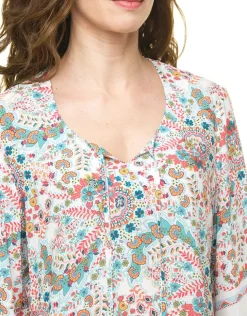 New Blouse imprimée blanc Chemisiers & Blouses|Hauts