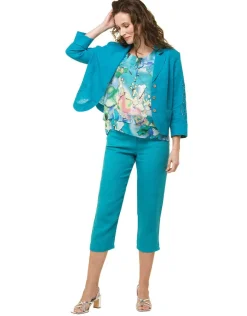 Hot Blouse imprimée bleu Chemisiers & Blouses|Hauts