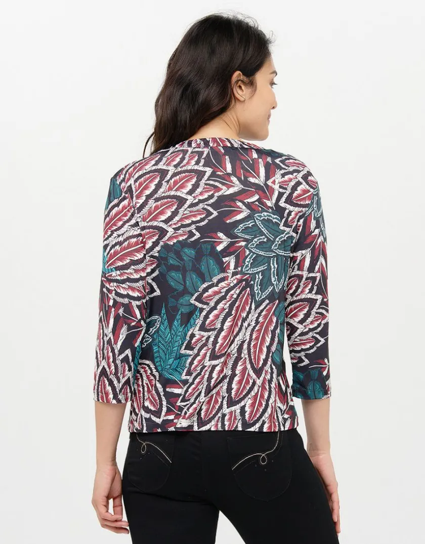 Clearance Blouse imprimée bleu Chemisiers & Blouses|Hauts