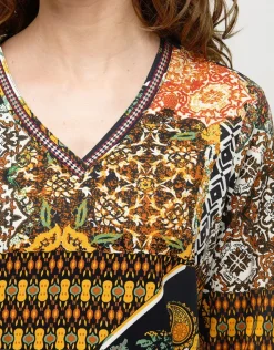 Best Blouse imprimée kaki Chemisiers & Blouses|Hauts
