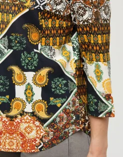 Best Blouse imprimée kaki Chemisiers & Blouses|Hauts