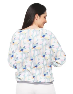 Clearance Blouse imprimée pastel Chemisiers & Blouses|Hauts