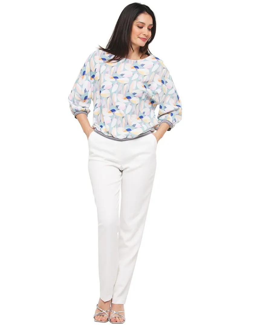 Clearance Blouse imprimée pastel Chemisiers & Blouses|Hauts