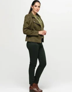 Best Blouse kaki imprimé Chemisiers & Blouses|Hauts