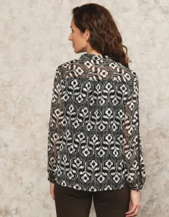 Online Blouse motif noir Chemisiers & Blouses|Hauts