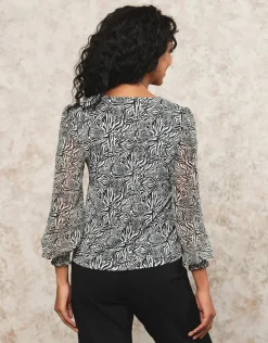 New Blouse motif noir blanc Chemisiers & Blouses|Hauts
