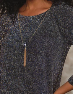 Best Blouse pailletée nuit Chemisiers & Blouses|Hauts