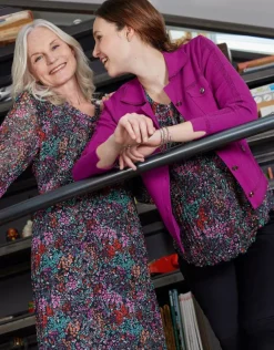 Fashion Blouse plissée imprimée Chemisiers & Blouses|Hauts