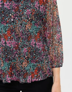 Fashion Blouse plissée imprimée Chemisiers & Blouses|Hauts