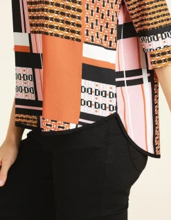 Discount Blouse rayée rose Chemisiers & Blouses|Hauts