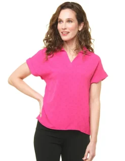 Fashion Blouse rose esprit polo Chemisiers & Blouses|Hauts