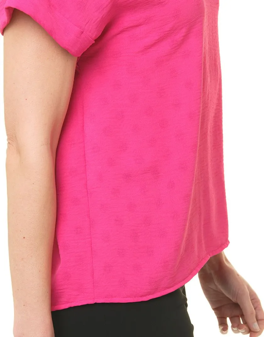 Fashion Blouse rose esprit polo Chemisiers & Blouses|Hauts