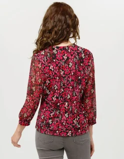 Online Blouse rose imprimée Chemisiers & Blouses|Hauts