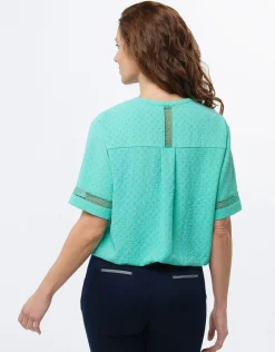 Outlet Blouse vert menthe Chemisiers & Blouses|Hauts