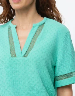 Outlet Blouse vert menthe Chemisiers & Blouses|Hauts