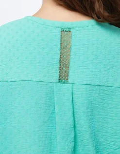 Outlet Blouse vert menthe Chemisiers & Blouses|Hauts