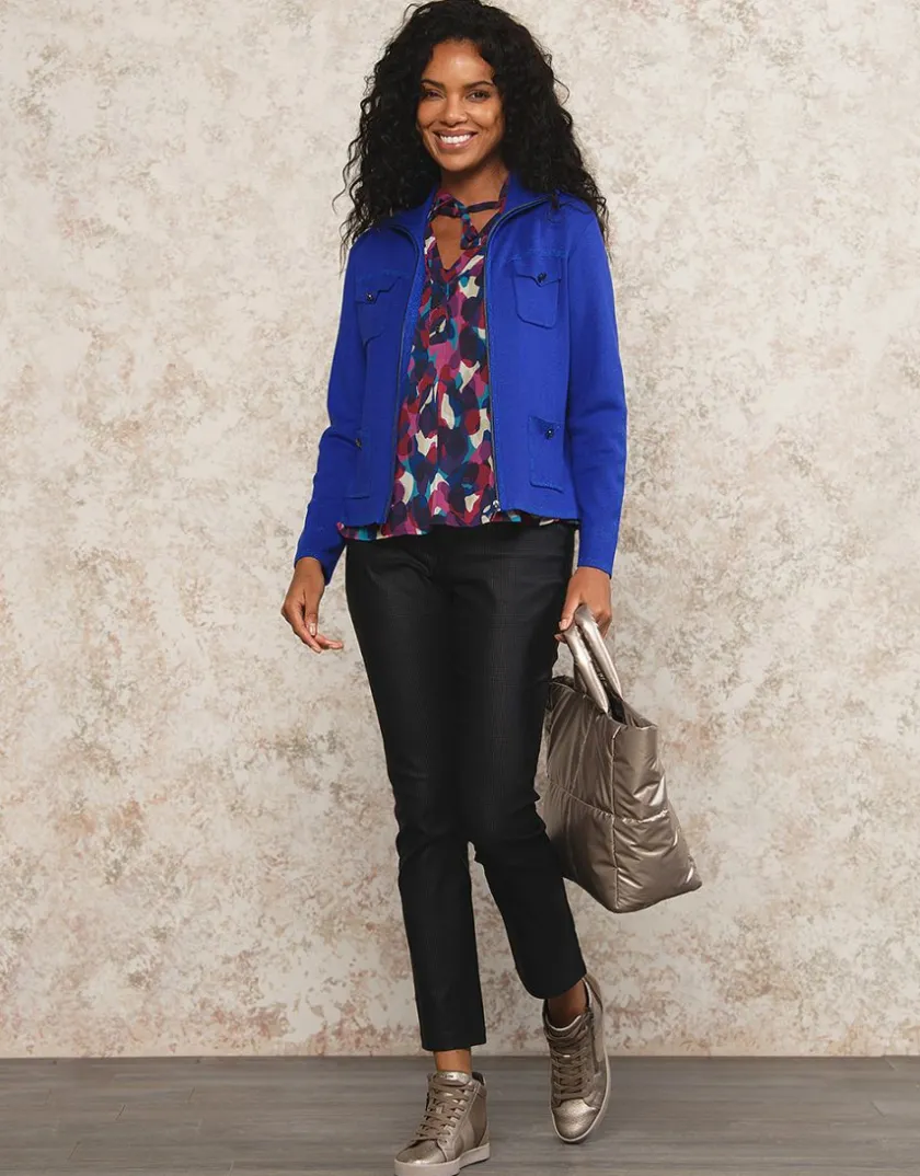 Fashion Blouse violette imprimée Chemisiers & Blouses|Hauts