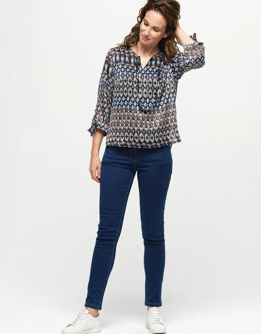 Hot Blouse voile beige Chemisiers & Blouses|Hauts