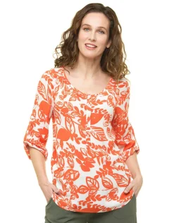 Best Blouse voile orange Chemisiers & Blouses|Hauts