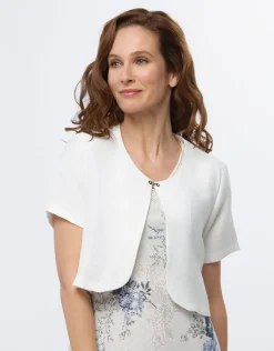 Discount Boléro chic écru Chemisiers & Blouses|Hauts