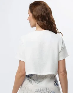 Discount Boléro chic écru Chemisiers & Blouses|Hauts