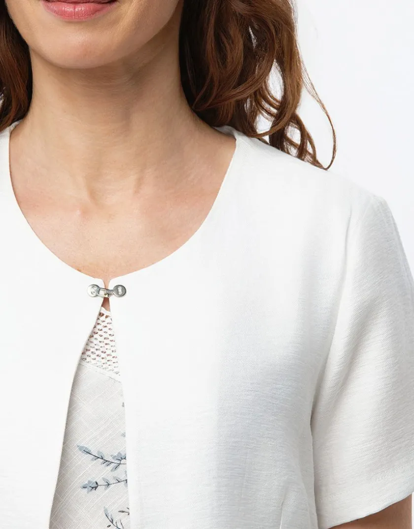 Discount Boléro chic écru Chemisiers & Blouses|Hauts