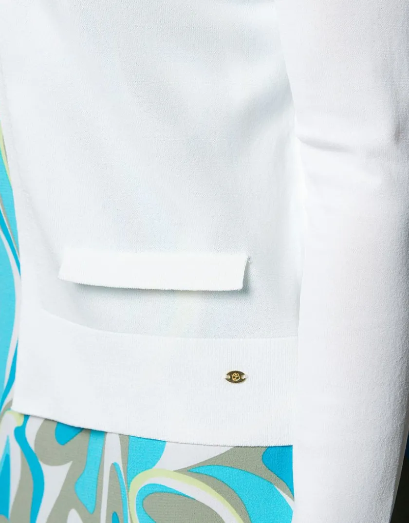 Clearance Boléro en maille blanc Gilets|Pulls