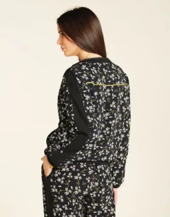 Clearance Bombers imprimé noir Casual|Vestes