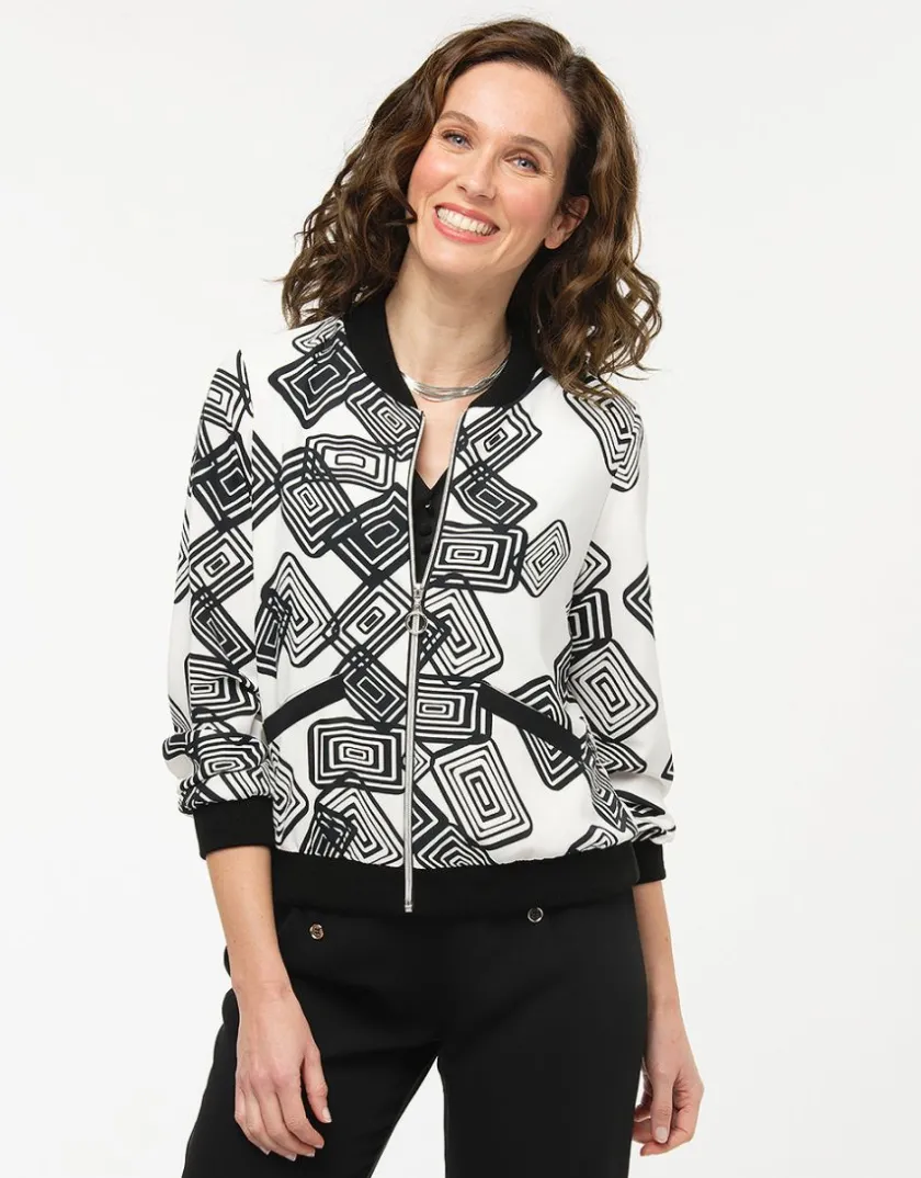 Online Bombers motif graphique Habillées|Vestes