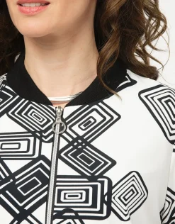 Online Bombers motif graphique Habillées|Vestes