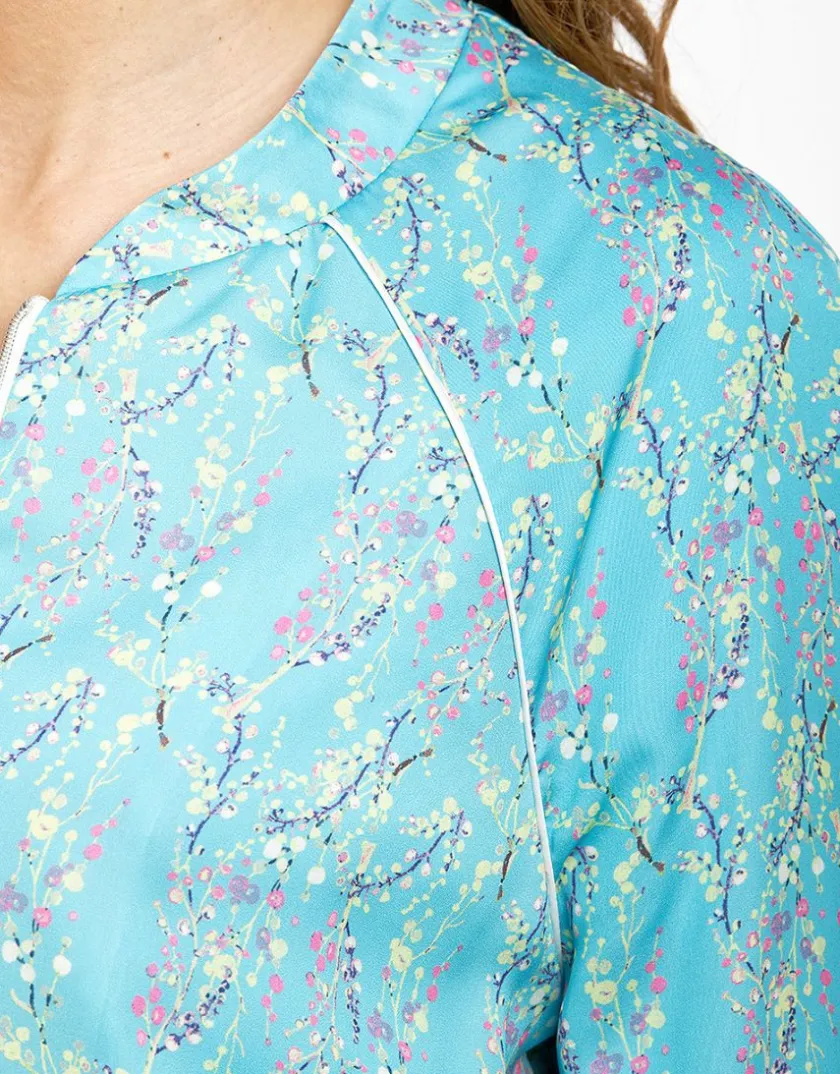 Best Bombers turquoise imprimé Casual|Vestes
