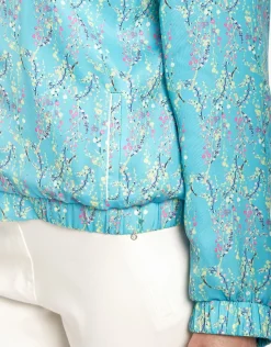 Best Bombers turquoise imprimé Casual|Vestes