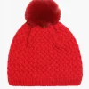 Fashion Bonnet rouge pompon Accessoires