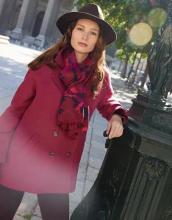 Hot Caban 70% laine rose Manteaux|Parkas
