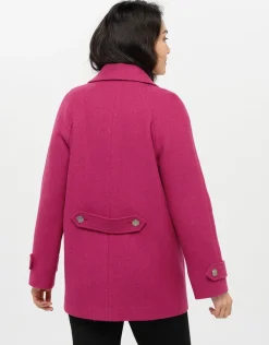Hot Caban 70% laine rose Manteaux|Parkas