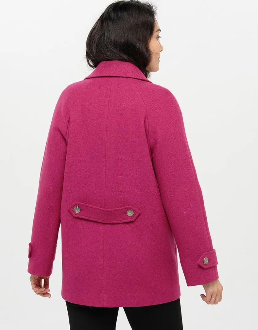 Hot Caban 70% laine rose Manteaux|Parkas